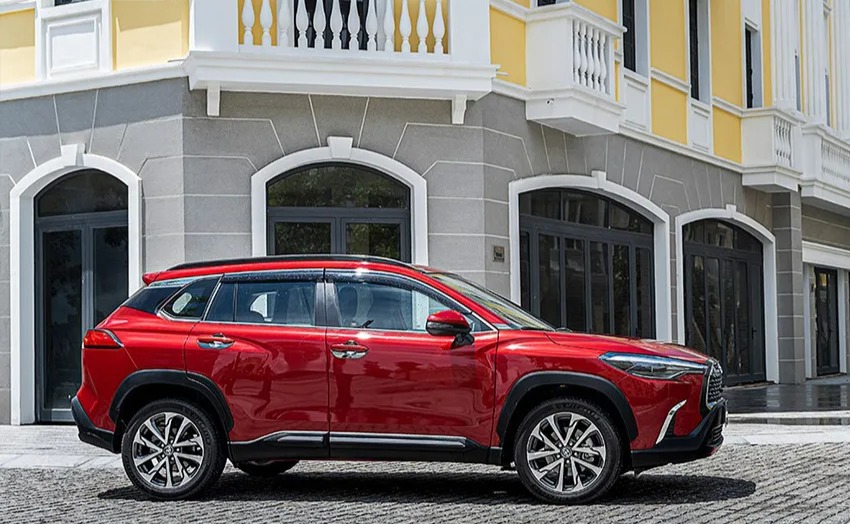 Thiết kế ngoại thất xe Toyota Corolla Cross 2022
