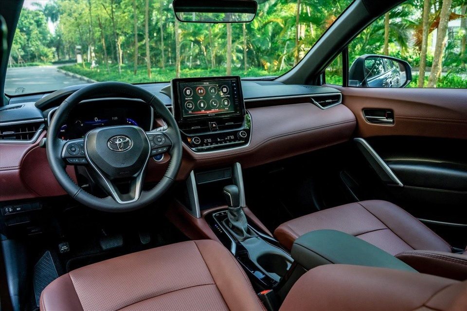 Ghế ngồi trên xe Toyota Corolla Cross 2022