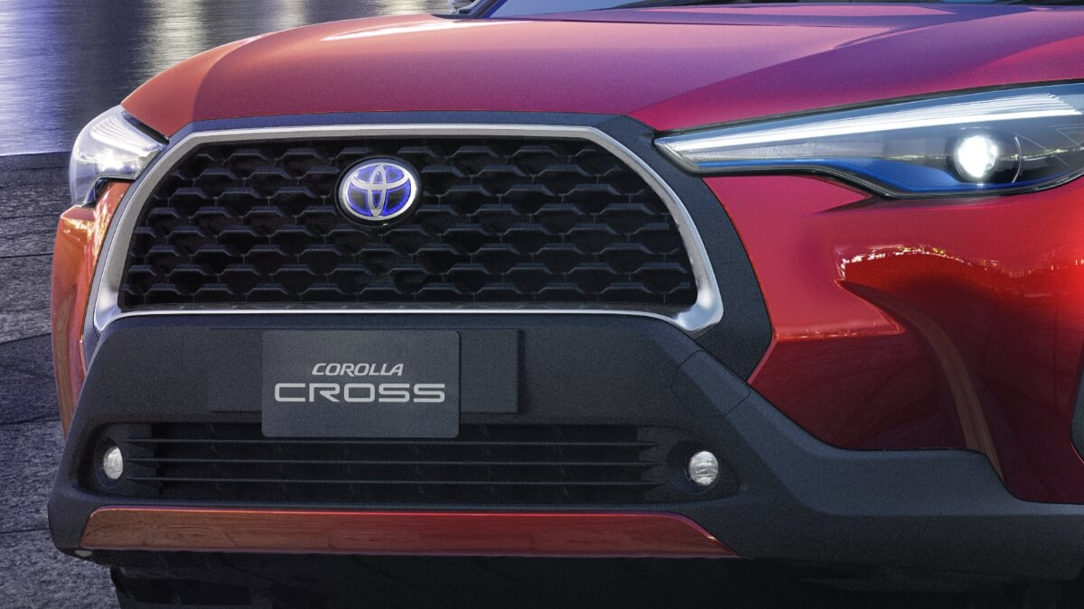 Đầu xe với lưới tản nhiệt hình thang