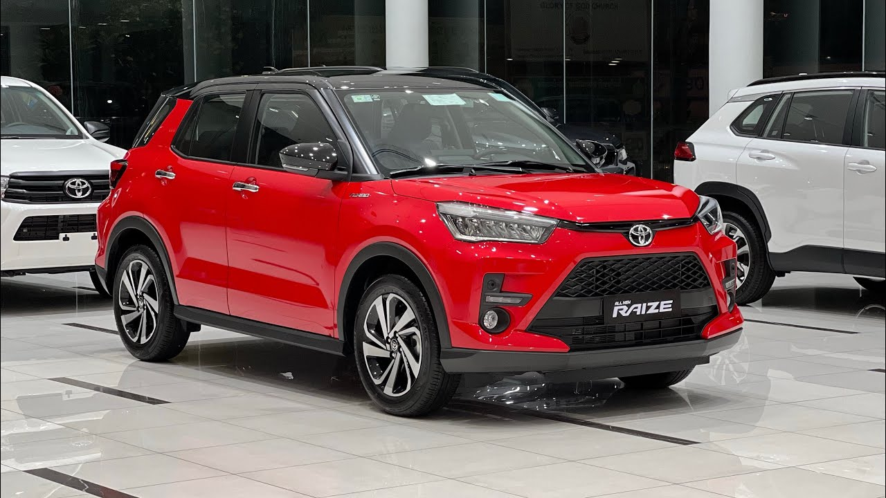 Toyota Raize m&agrave;u đỏ thiết kế sắc n&eacute;t