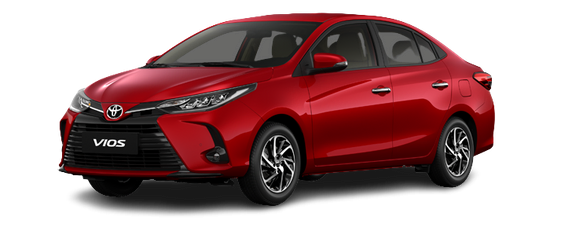 Toyota Vios màu đỏ