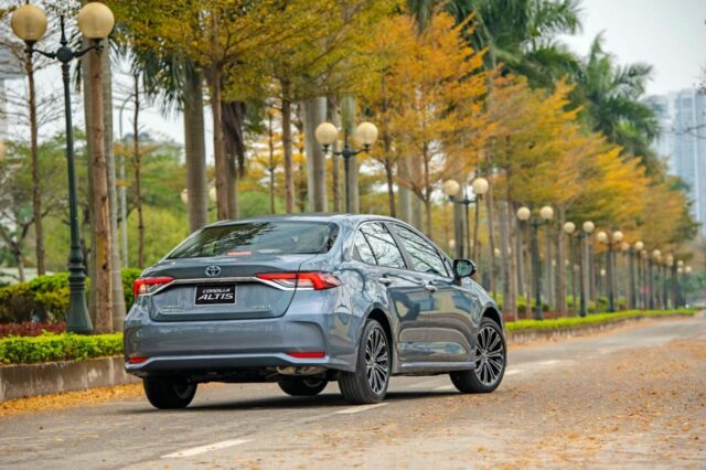 Đu&ocirc;i xe Toyota Corolla Altis 2023