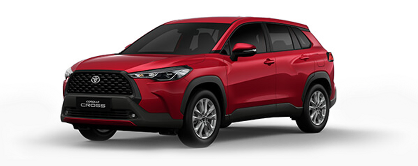 Toyota Corolla Cross màu đỏ