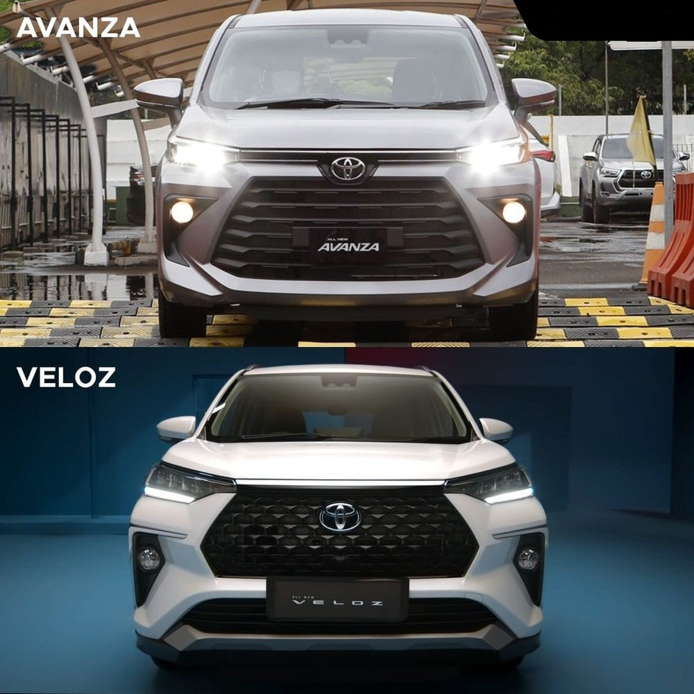 So sánh Toyota Veloz và Avanza về thiết kế ngoại thất