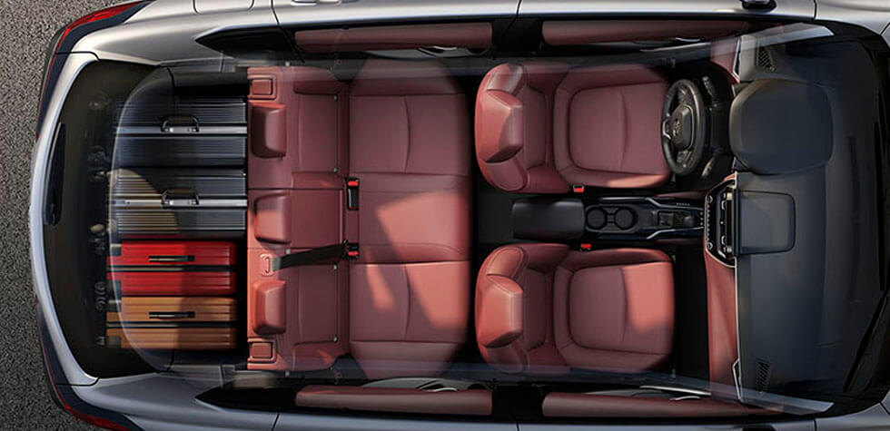 Toyota Cross 1.8G nội thất màu đỏ