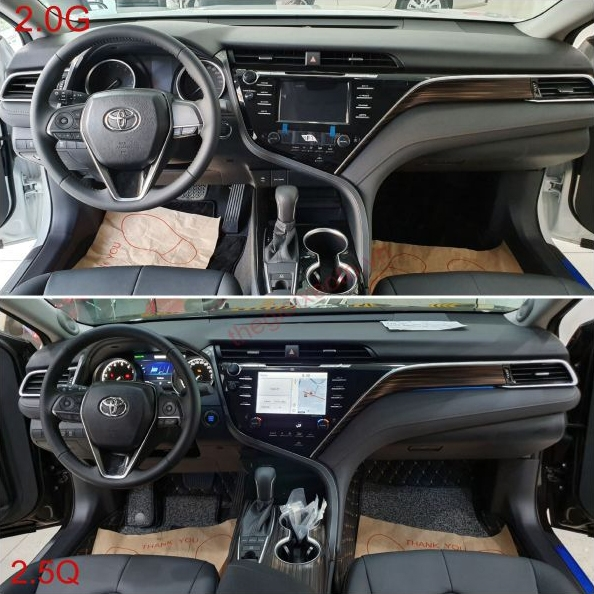 So sánh về nội thất Camry 2.0G và Camry 2.5Q