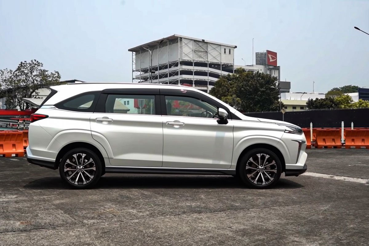 Thiết kế mặt bên hông xe