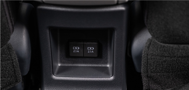 Cổng sạc USB tiện dụng