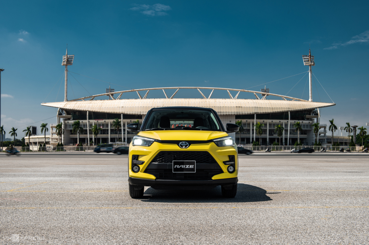 Thiết kế đầu xe Toyota Raize 2022