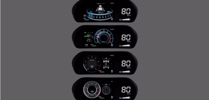 Bảng đồng hồ 4 chế độ lái