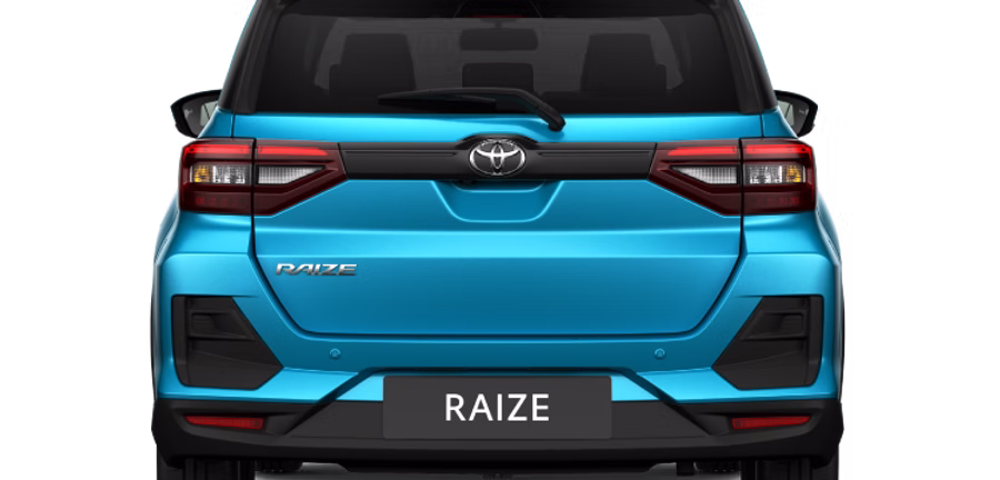 Thiết kế phần đuôi xe Raize