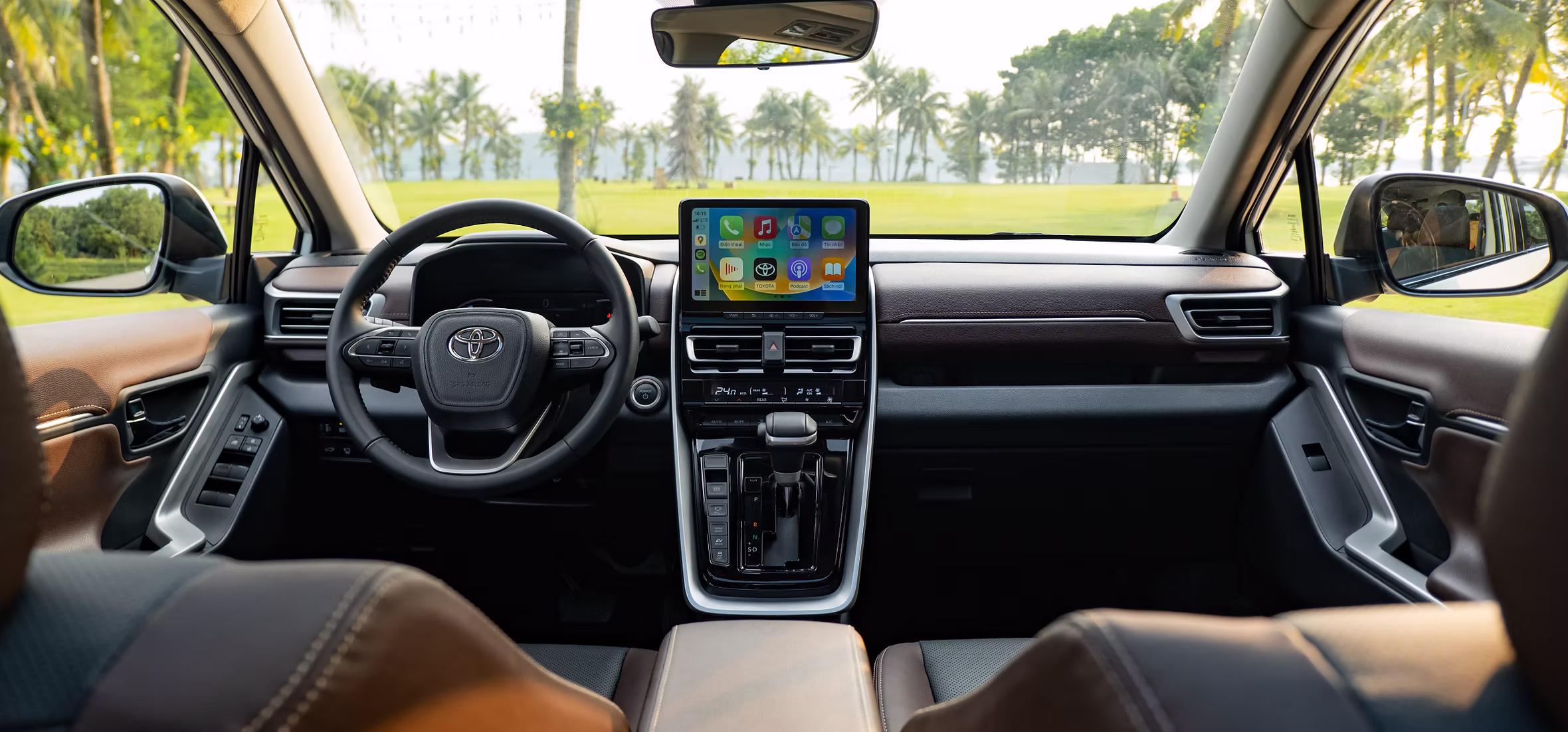 Thiết kế nội thất rộng rãi, tiện nghi