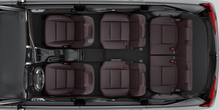 Hệ thống ghế ngồi rộng rãi và thoải mái